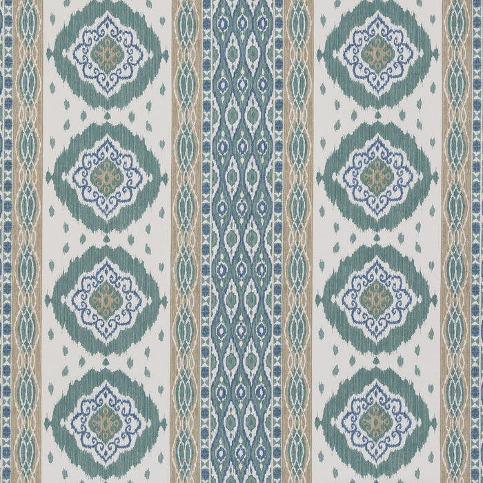 GP & J Baker Crosby Aqua Fabric BP10936.4.0