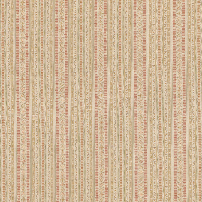 GP & J Baker Compton Red/Ochre Fabric Sample BP11005.3.0