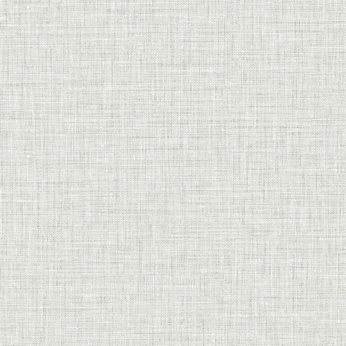 Seabrook Designs Easy Linen Heather Gray Wallpaper Sample BV30208