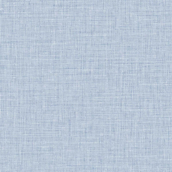 Seabrook Designs Easy Linen Sky Blue Wallpaper Sample BV30212