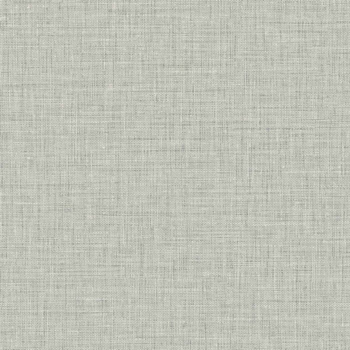 Seabrook Designs Easy Linen Fog Gray Wallpaper Sample BV30218