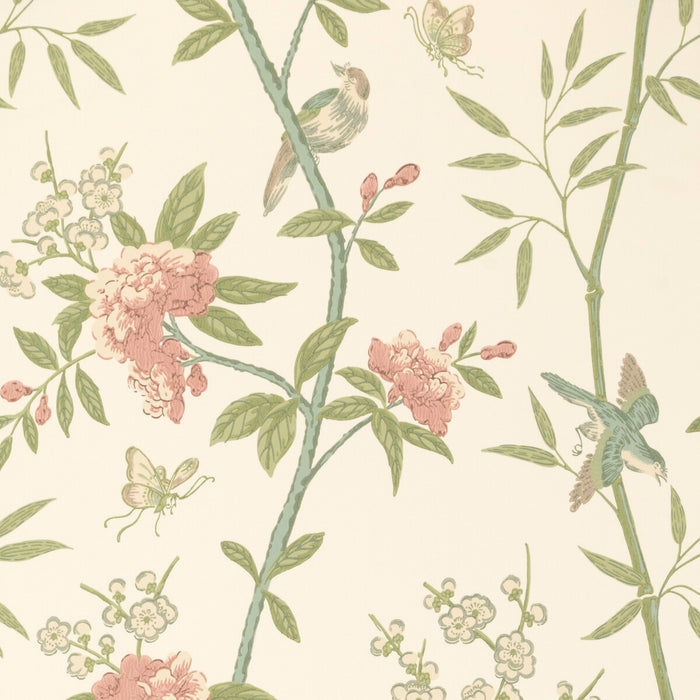 GP & J Baker Peony & Blossom Vintage Wallpaper BW45066.8.0