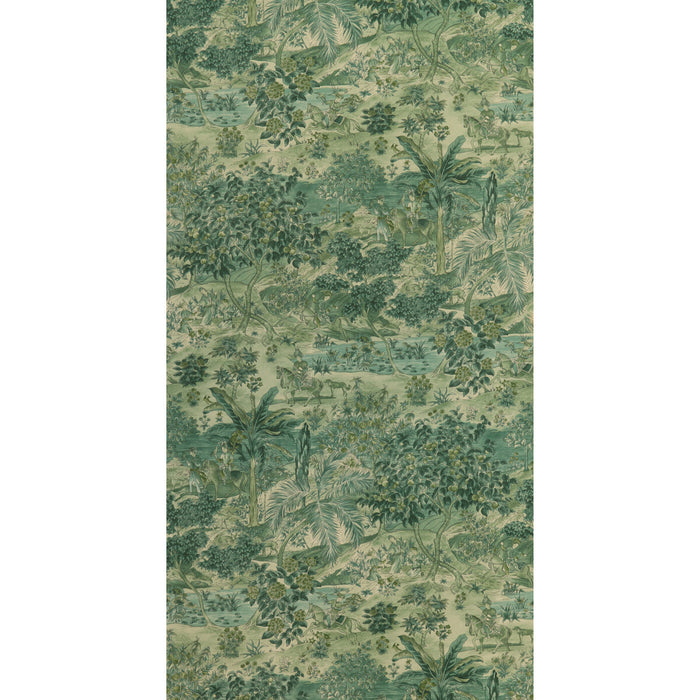 GP & J Baker Ramayana Emerald Wallpaper BW45088.3.0