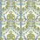 GP & J Baker Birds & Cherries Green/Blue Wallpaper BW45100.2.0