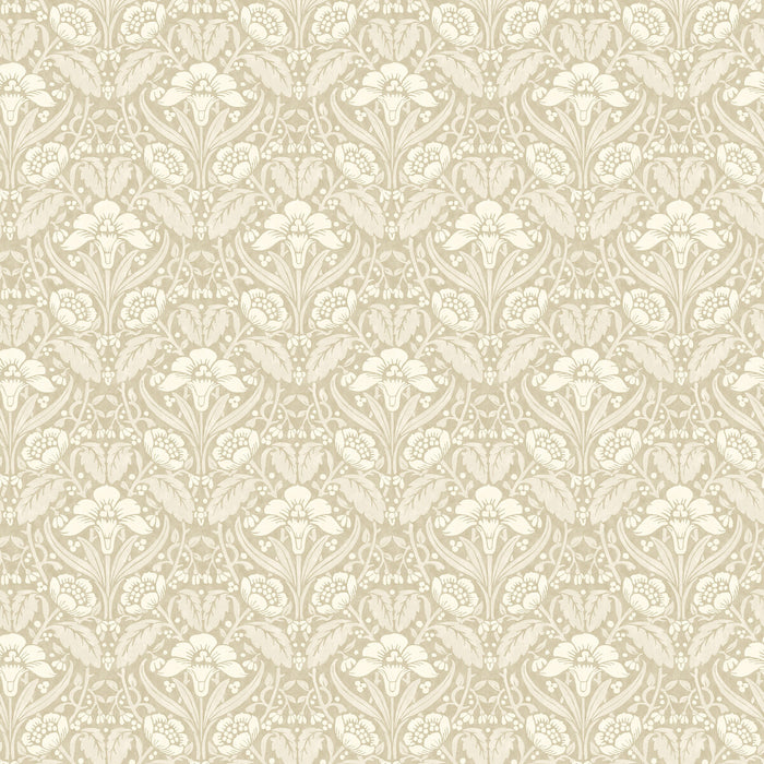 GP & J Baker Iris Meadow Linen Wallpaper BW45101.4.0