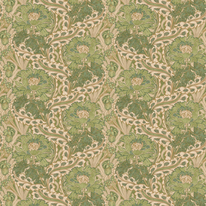 GP & J Baker Brantwood Green Wallpaper BW45105.3.0
