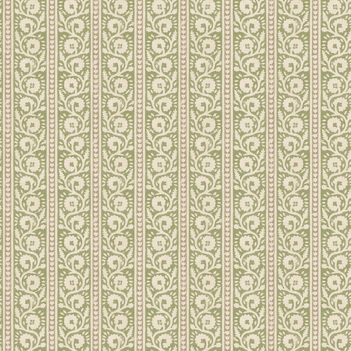 GP & J Baker Bibury Green Wallpaper Sample BW45113.1.0