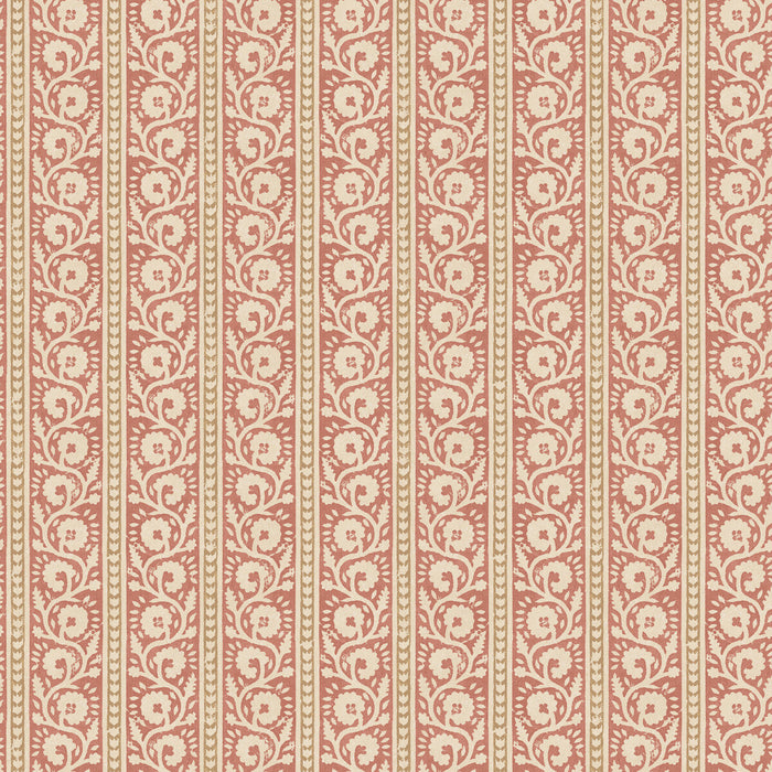 GP & J Baker Bibury Red/Sand Wallpaper Sample BW45113.3.0