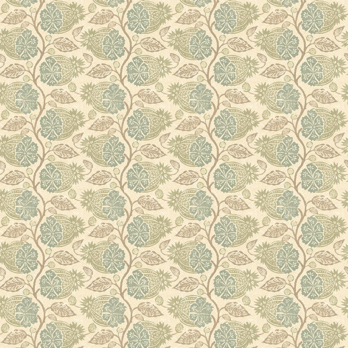 GP & J Baker Calcot Aqua Wallpaper Sample BW45114.2.0