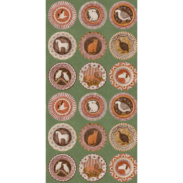 GP & J Baker Robina'S Dinner Party Green Wallpaper BW45126.3.0