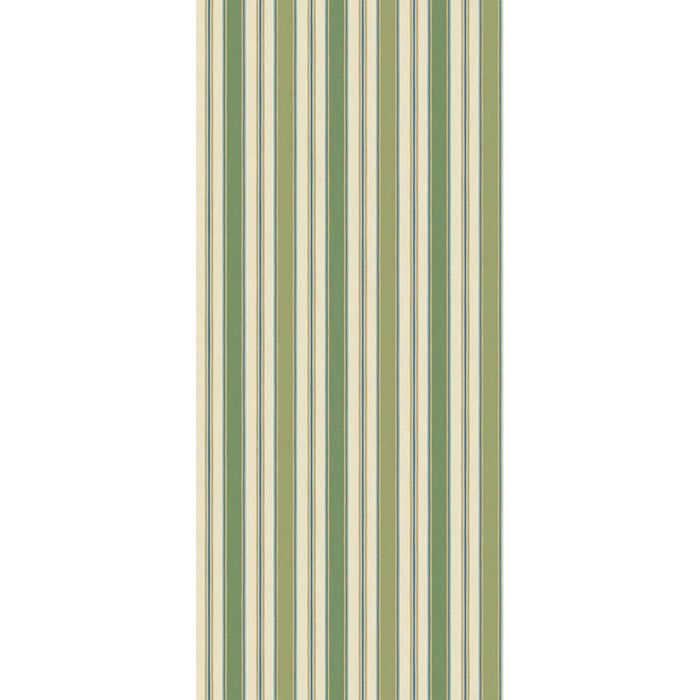GP & J Baker Melbourne Stripe Green/Blue Wallpaper Sample BW45131.1.0