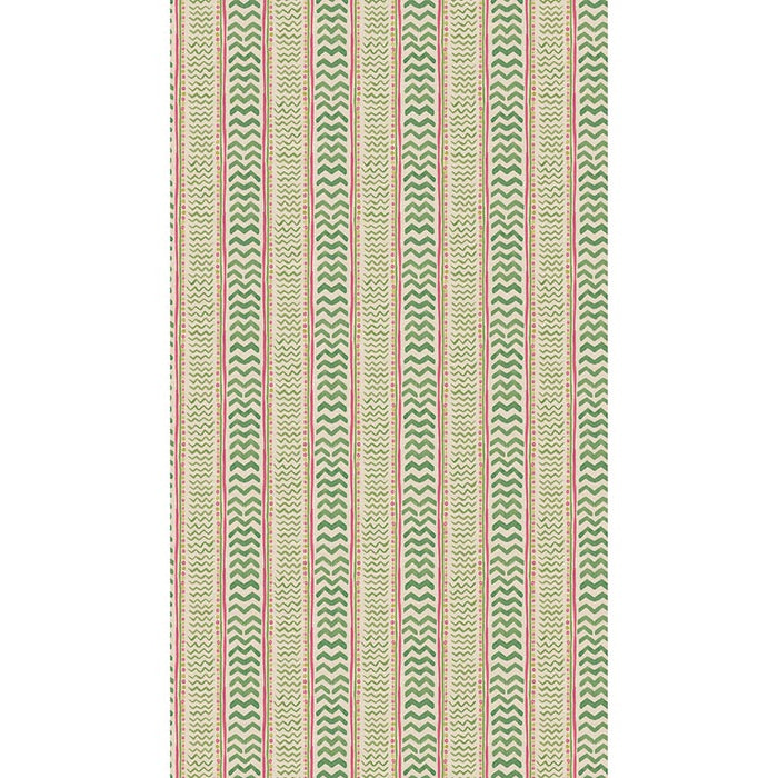 GP & J Baker Wriggle Room Green/Pink Wallpaper BW45140.3.0