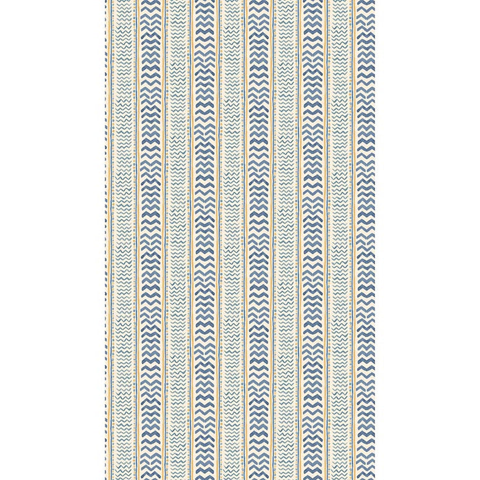 GP & J Baker Wriggle Room Blue/Yellow Wallpaper BW45140.4.0