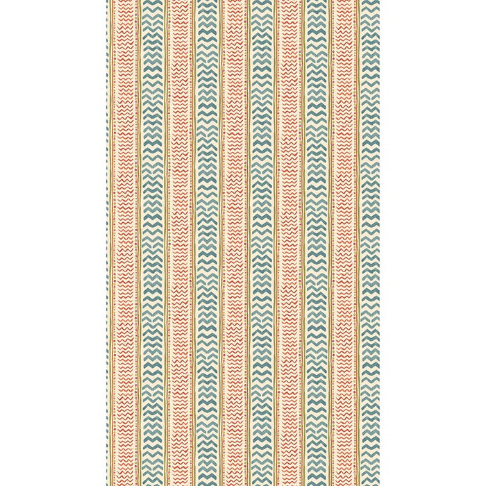 GP & J Baker Wriggle Room Teal/Spice Wallpaper BW45140.5.0
