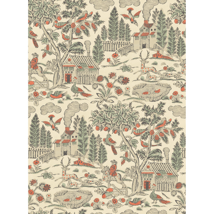 GP & J Baker Home Park Antique Wallpaper BW45143.3.0