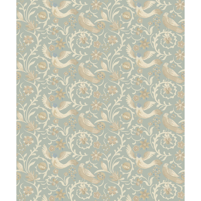 GP & J Baker Royal Court Old Blue Wallpaper BW45149.2.0