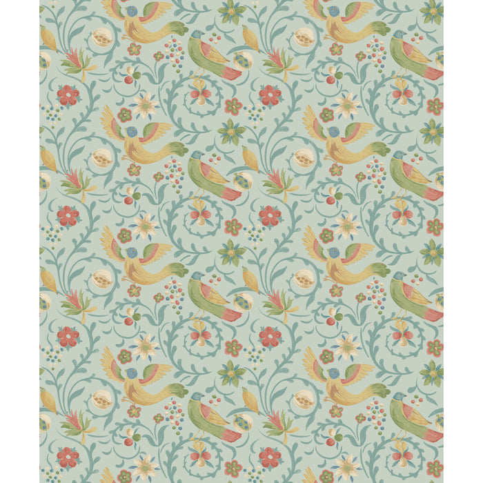 GP & J Baker Royal Court Aqua Wallpaper BW45149.4.0