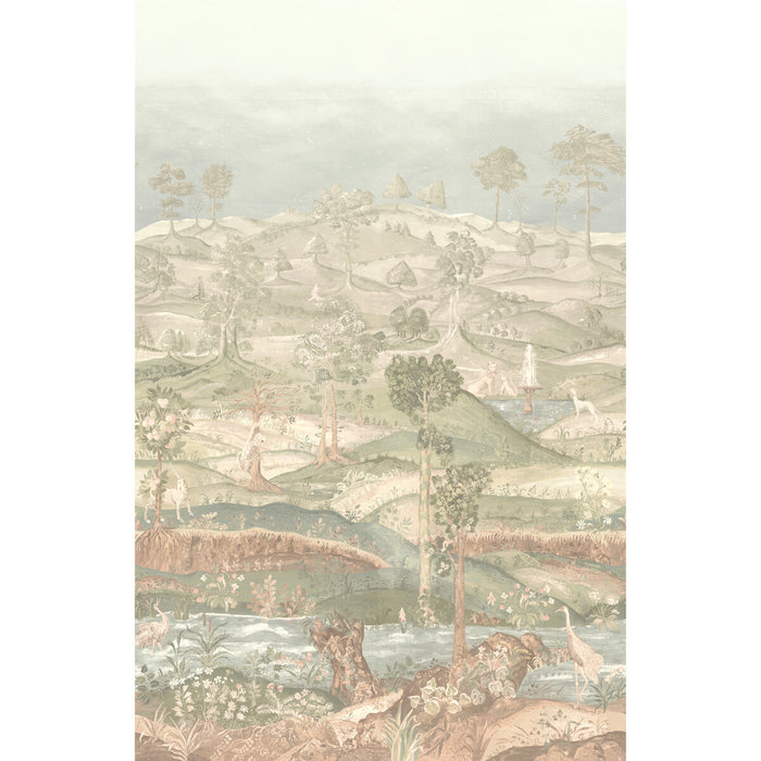 GP & J Baker Royal Park Panel Antique Wallpaper Sample BW45150.3.0