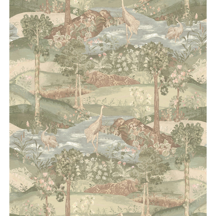 GP & J Baker Palace Tapestry Antique Wallpaper BW45151.3.0