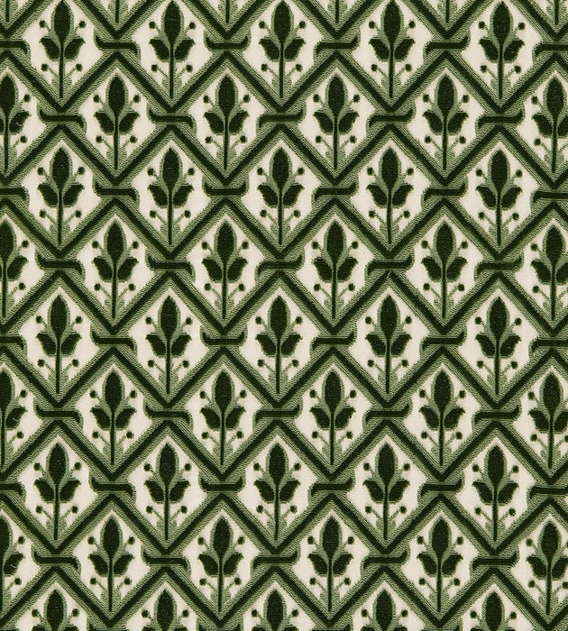 Old World Weavers Bambert Emerald Fabric Sample C214900002