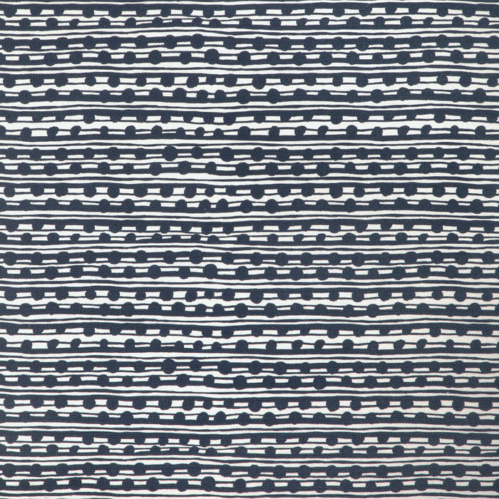 Caroline Cecil Gamal Dark Navy/Oyster Fabric Sample CCF-2311.1650.0