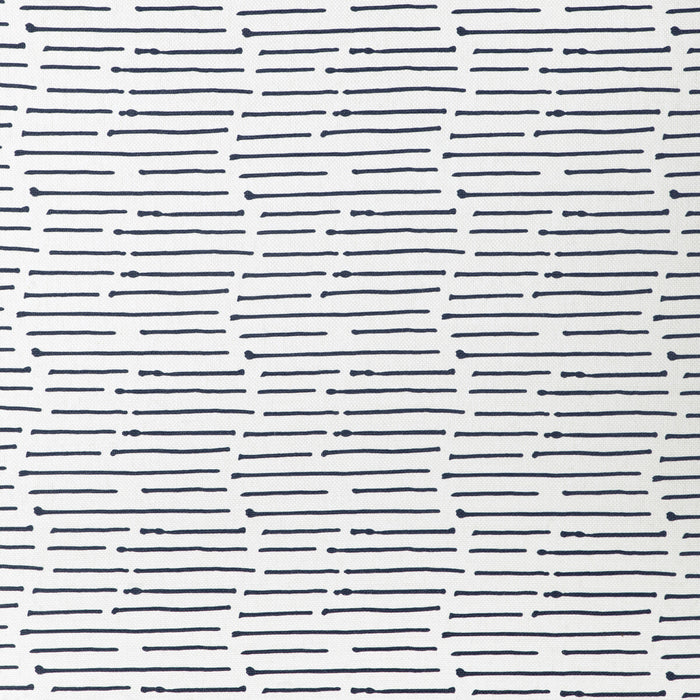 Caroline Cecil Ink Stripe Dark Navy/Oyster Fabric Sample CCF-2322.1650.0