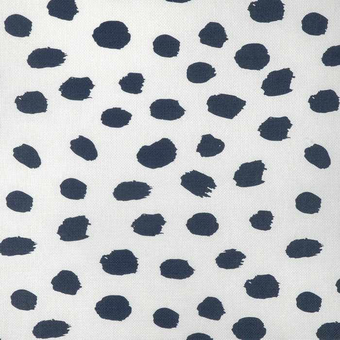 Caroline Cecil Paint Dot Dark Navy/Oyster Fabric CCF-2334.1650.0