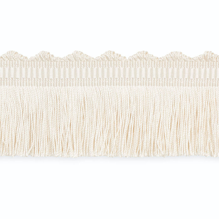 Schumacher Foster Cut Fringe Blanc Trim CF3020-1