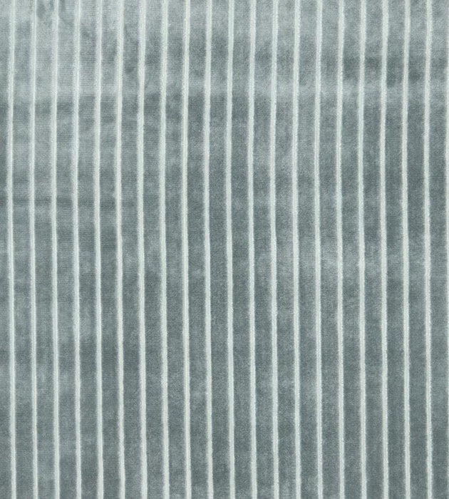 Christian Fischbacher Velvet Stripe Seafoam Fabric CH44810109