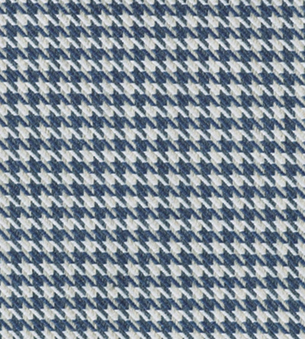 Christian Fischbacher Pied De Poule Navy Fabric Sample CH43320201