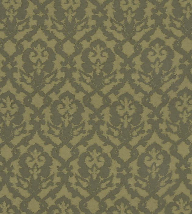 Christian Fischbacher Pompadour Olive Fabric Sample CH44720204