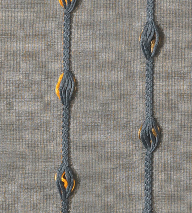Christian Fischbacher Aurea Deep Harvest Fabric Sample CH37120205