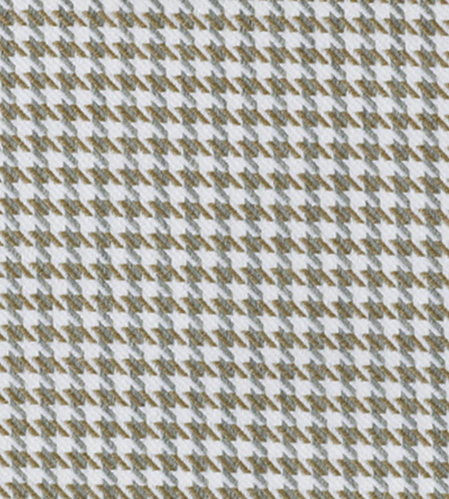 Christian Fischbacher Pied De Poule Fawn Fabric Sample CH43320217