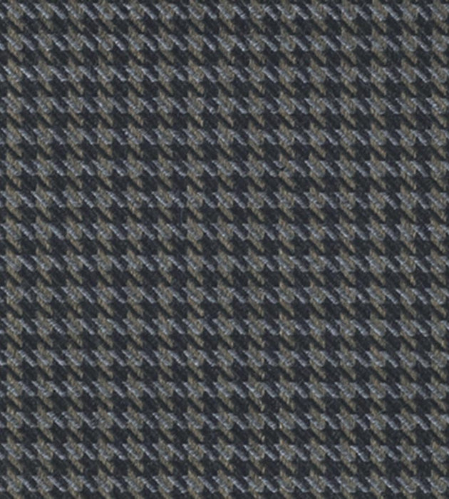 Christian Fischbacher Pied De Poule Raven Fabric Sample CH43320237