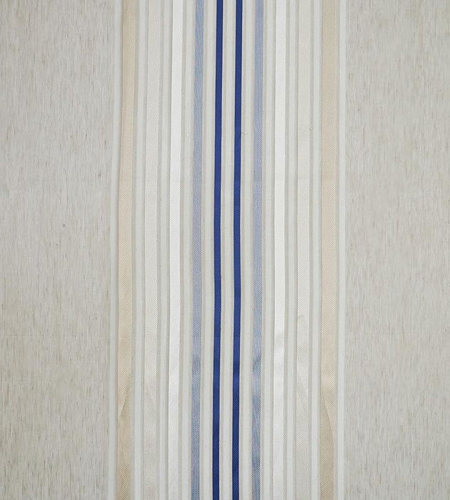 Christian Fischbacher Marmara Indigo Fabric Sample CH05530301