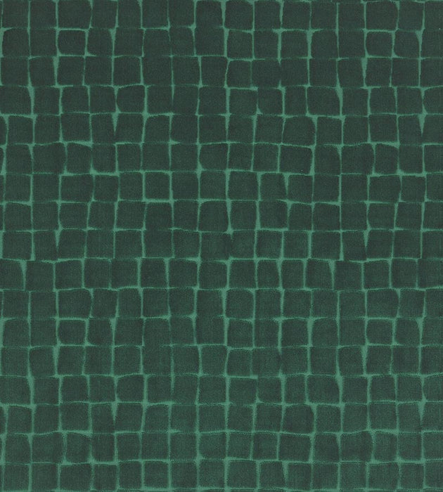 Christian Fischbacher Allegro Fr Emerald Fabric Sample CH14510404