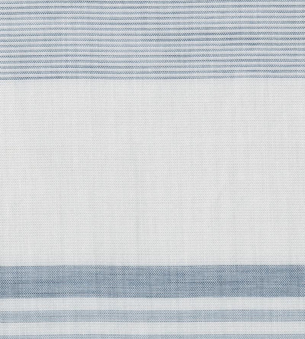 Christian Fischbacher Avivo Stripe Bluestone Fabric CH43950501