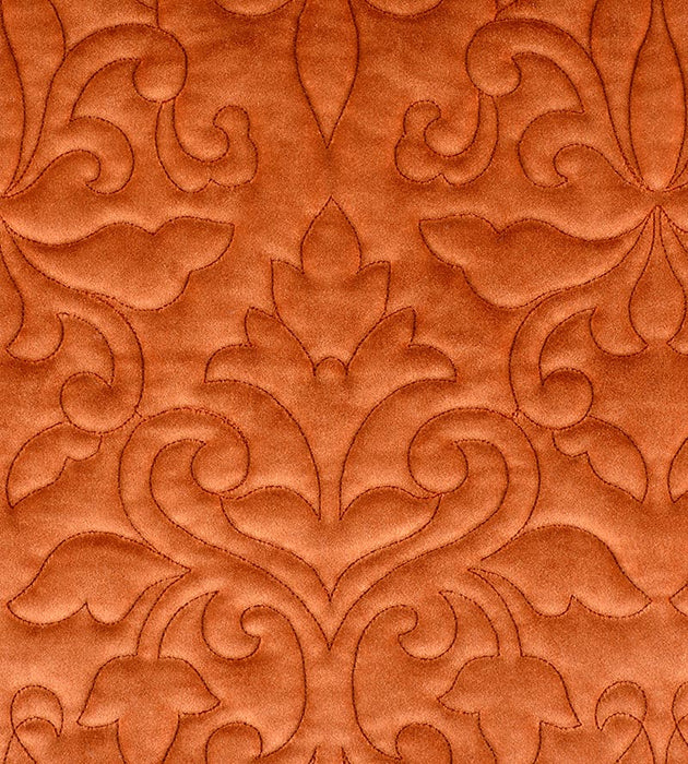 Christian Fischbacher Velbrode Pumpkin Fabric Sample CH06550503