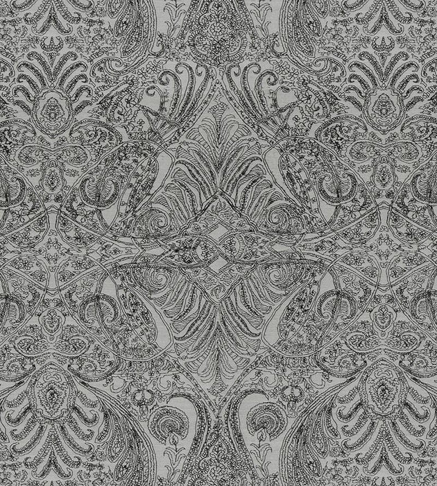 Christian Fischbacher Persian Nights Silver Mist Fabric Sample CH44650505