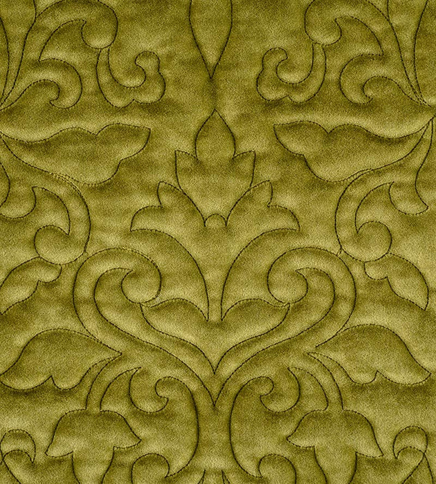 Christian Fischbacher Velbrode Avocado Fabric Sample CH06550524