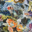 Christian Fischbacher Vernissage Blue Multi Fabric Sample CH44560601