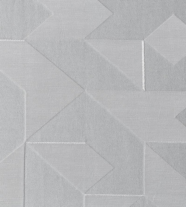 Christian Fischbacher Tangram Silver Fabric Sample CH45570705