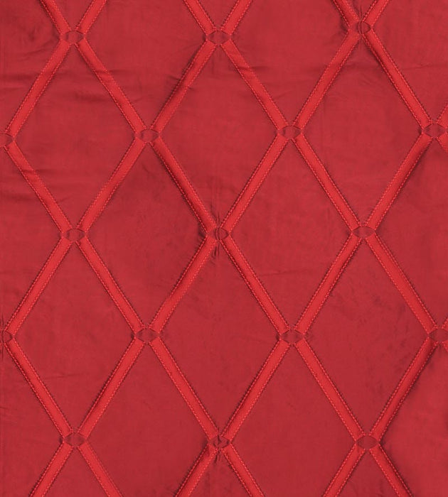 Christian Fischbacher Rhombus Ruby Fabric Sample CH42880802