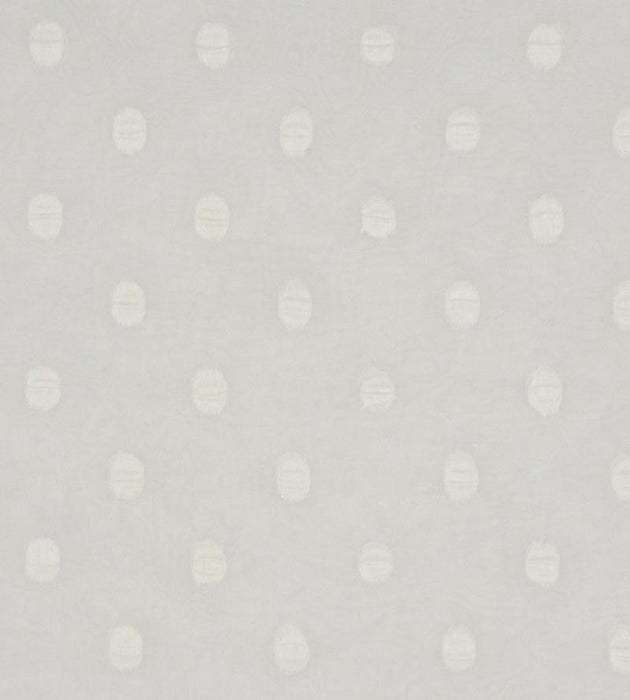 Christian Fischbacher Solar Eclipse Paper White Fabric Sample CH44590900