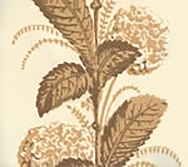 Quadrille Climbing Hydrangea Taupe Wallpaper 303300WP