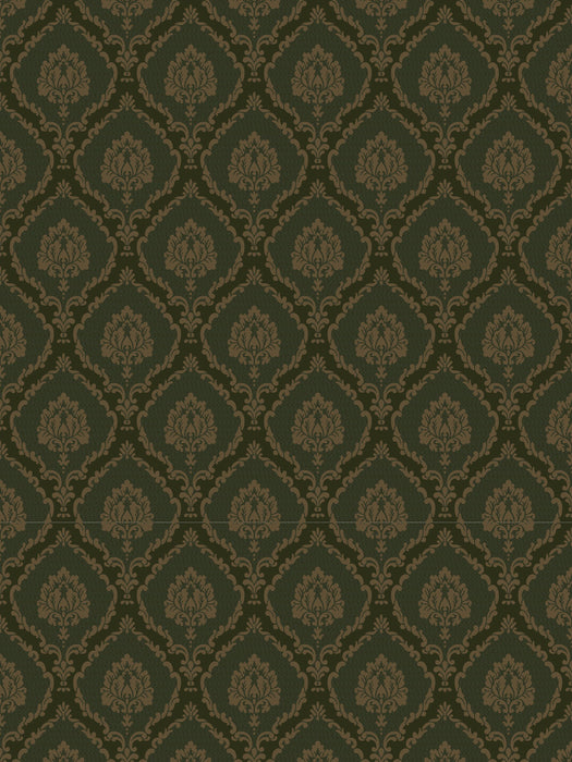Colony Ecussons Vert Wallpaper CLWP267220006