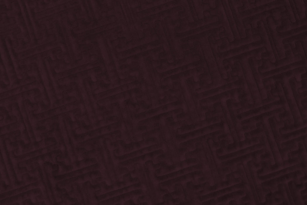 Colony Argo Quilted Bordeaux Fabric Sample CL36432A0012