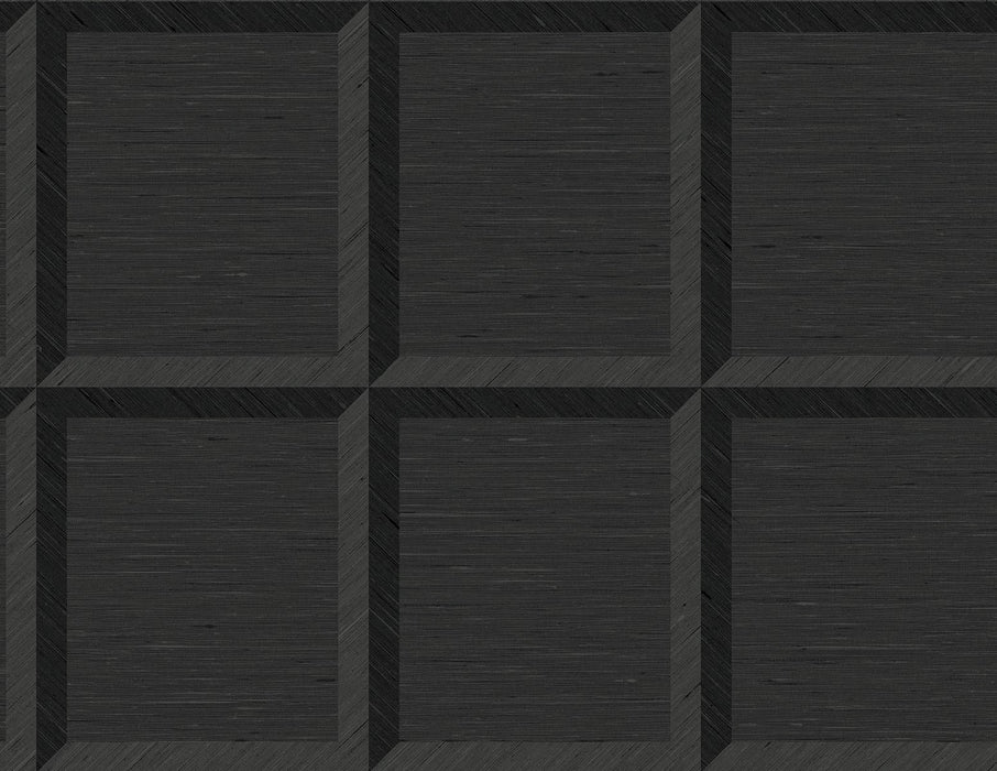 Seabrook Designs Oulu Onyx Wallpaper Sample CP90800