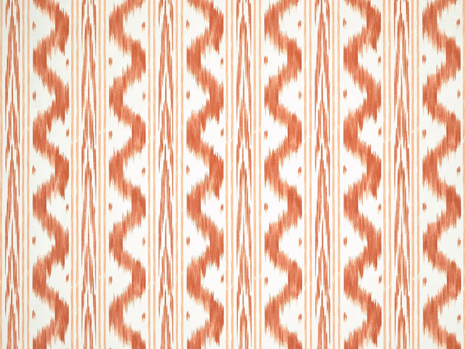 Pierre Frey Toile De Nantes Intisse Sanguine Wallpaper Sample FP946001