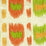 Alan Campbell Cintra Tangerines, Jungle Green Fabric Sample AC704-04CU